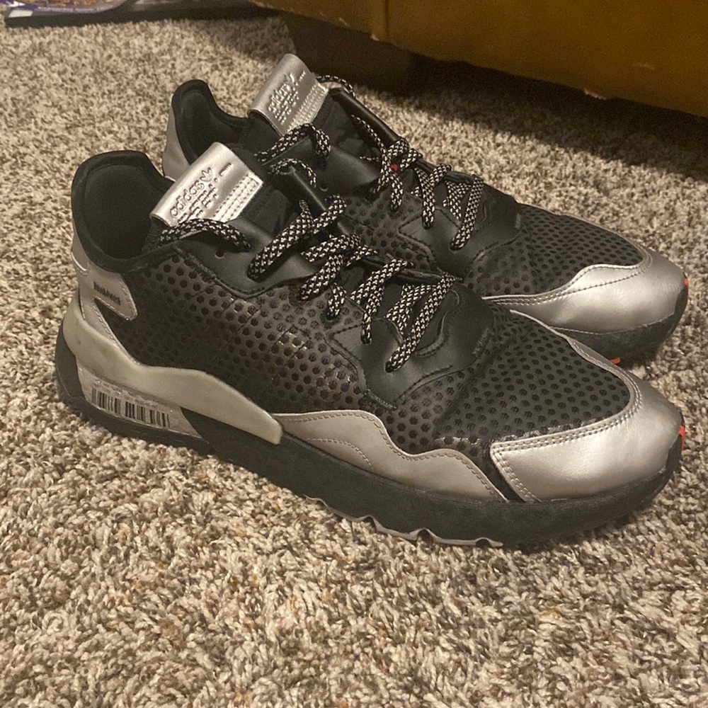 Adidas reflective shoes!